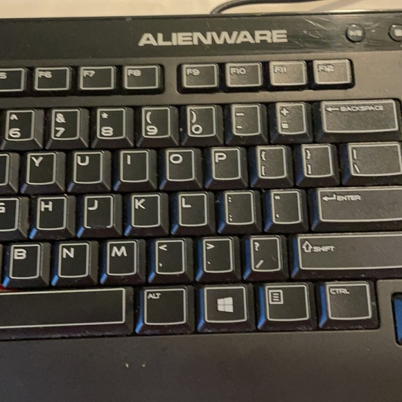 Dell AlienWARE Multimedia Black USB Keyboard 40CM0 SK-8165 (Tested & Working ) - Picture 3 of 6